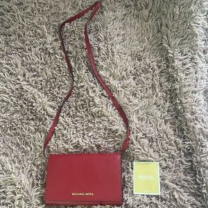 Micheal Kors, red body, Cross bag (in perfect shape) no dust bag included